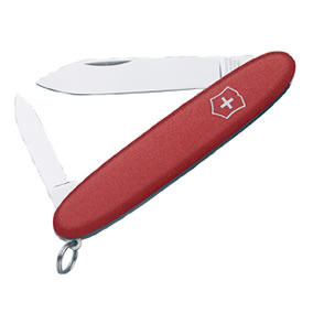 Large blade; small blade; key ring attachment Large blade; small blade; key ring attachment