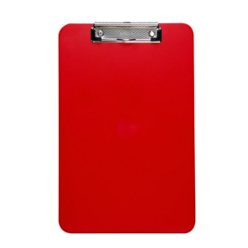 Keep documents organized and have a steady writing support whenever you need it. This polystyrene clipboard perfectly fits A4 sized paper and is available in different colours. Keep documents organized and have a steady writing support whenever you need it. This polystyrene clipboard perfectly fits A4 sized paper and is available in different colours.