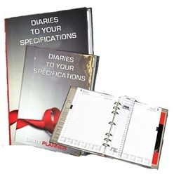 A5 promotional diary with a full colour print A5 promotional diary with a full colour print