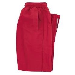 Outer:100% polyester fabric with contrasting micro-fibre panels. Inner: Single jersey lining; elasticised waist with drawstring; two open side pockets; piping detail; bottom leg zipper to allow pants.... Outer:100% polyester fabric with contrasting micro-fibre panels. Inner: Single jersey lining; elasticised waist with drawstring; two open side pockets; piping detail; bottom leg zipper to allow pants....