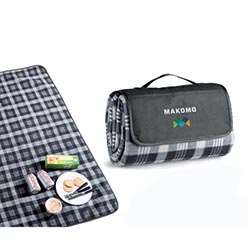 Polyester fleece & 600D; folds into a neat carry bag Polyester fleece & 600D; folds into a neat carry bag