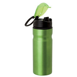 700ml Water Bottle with coloured metallic finish; BPA free aluminium body; carry loop; flip up lid and drinking spout 700ml Water Bottle with coloured metallic finish; BPA free aluminium body; carry loop; flip up lid and drinking spout