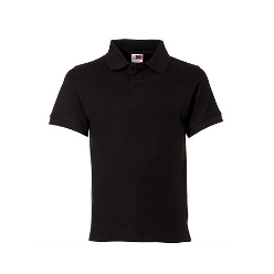 180g/m2 100% combed cotton pique knit material kids golf shirt; standard fit 180g/m2 100% combed cotton pique knit material kids golf shirt; standard fit