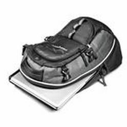 600D Laptop Backpack with front zipper compartment and side water bottle mesh pocket and adjustable straps; holds 17 laptop 600D Laptop Backpack with front zipper compartment and side water bottle mesh pocket and adjustable straps; holds 17 laptop
