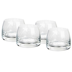Clear whisky glasses X4 Clear whisky glasses X4