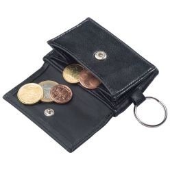 Genuine leather key ring wallet with key ring clip Genuine leather key ring wallet with key ring clip
