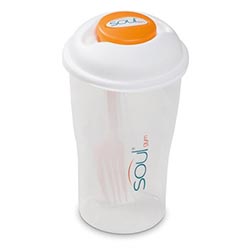 PP capsule; includes plastic fork PP capsule; includes plastic fork