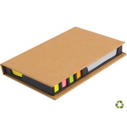 Eco note box with 100 sheets of each colour paper with flip top Eco note box with 100 sheets of each colour paper with flip top