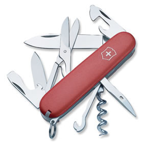 Large blade; small blade; corkscrew; can opener with small screwdriver; cap lifter with screwdriver; wire stripper; reamer; punch; key ring attachment; tweezers; toothpick; scissors; multi-purpose hoo.... Large blade; small blade; corkscrew; can opener with small screwdriver; cap lifter with screwdriver; wire stripper; reamer; punch; key ring attachment; tweezers; toothpick; scissors; multi-purpose hoo....