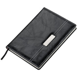 Executive leatherette A5 Note pad/journal with a 190 lined pages and a plaque on the front cover Executive leatherette A5 Note pad/journal with a 190 lined pages and a plaque on the front cover