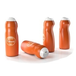 PP Plastic water bottle with polished finish; non-spill cap with suction-valve technology; shaped at neck; BPA free PP Plastic water bottle with polished finish; non-spill cap with suction-valve technology; shaped at neck; BPA free
