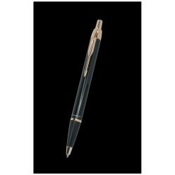 IM Ballpoint Pen in Glossy Black with Gold Trim IM Ballpoint Pen in Glossy Black with Gold Trim