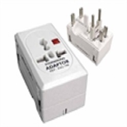 White all-in-one adaptor for international use White all-in-one adaptor for international use