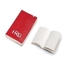A6 Notebook with leatherette paper cover; 96 lined pages A6 Notebook with leatherette paper cover; 96 lined pages