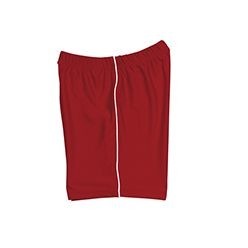 100% polyester honeycomb elasticised waistband with white piped side seam and welt pockets 100% polyester honeycomb elasticised waistband with white piped side seam and welt pockets