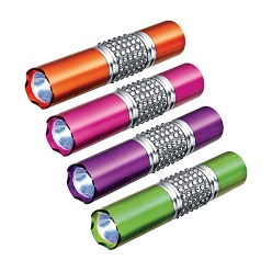 Ladies Metal LED Torch Image Ladies Metal LED Torch Image