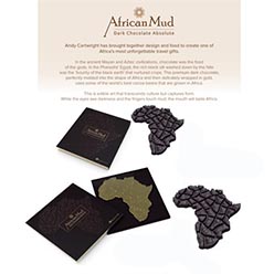 Premium african dark chocolate; presentation box Premium african dark chocolate; presentation box