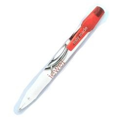 Media Max Pen; Plastic pen with a clicking action and a comfortable grip with black ink. Media Max Pen; Plastic pen with a clicking action and a comfortable grip with black ink.