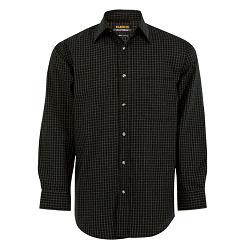 135g 100% Cotton Yarn dyed design Check Lounge Shirt with raised collar; constructed placket; button-through gauntlet and double layer drop-shoulder yoke; corporate design using yarn dyed pattern to c.... 135g 100% Cotton Yarn dyed design Check Lounge Shirt with raised collar; constructed placket; button-through gauntlet and double layer drop-shoulder yoke; corporate design using yarn dyed pattern to c....