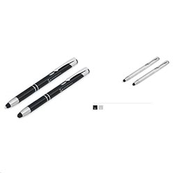 Barrel: aluminium with gloss lacquered coating; clip; tip & trim: polished chrome; with black German ink Barrel: aluminium with gloss lacquered coating; clip; tip & trim: polished chrome; with black German ink