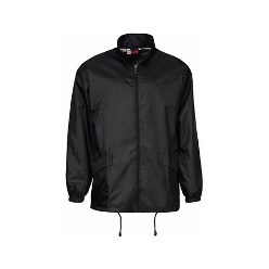 Standard fit; 100% polyester; silver coloured coating with hood and front zippered closure Standard fit; 100% polyester; silver coloured coating with hood and front zippered closure