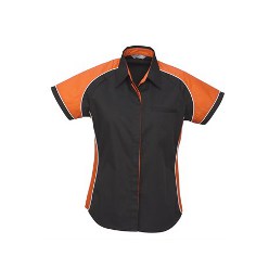 Standard fit; 170g/m2 65% polyester 35% cotton twill Standard fit; 170g/m2 65% polyester 35% cotton twill