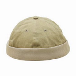 Heavy brushed beanie with knitted turn up Heavy brushed beanie with knitted turn up