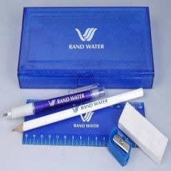 Pencil box with Pen; pencil; ruler; eraser and sharpener Pencil box with Pen; pencil; ruler; eraser and sharpener