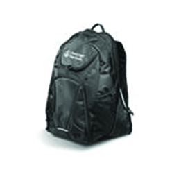 420D dobby polyester Laptop Backpack with large main compartment with padded laptop sleeve & mesh pockets; zippered media pocket; adjustable shoulder straps 420D dobby polyester Laptop Backpack with large main compartment with padded laptop sleeve & mesh pockets; zippered media pocket; adjustable shoulder straps