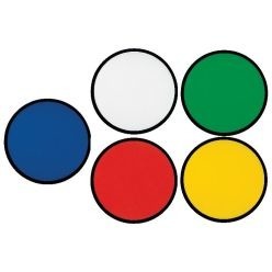 Polyester fold-up Frisbee with matching pouch Polyester fold-up Frisbee with matching pouch