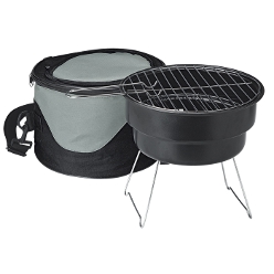 Portable Braai - Cooler set: 23cm top grilling area; Grill/cooler bag carrying case; PEVA lining; Insulated cooler bag; rubber carry handle; adjustable/removable shoulder strap; Durable 600D exterior Portable Braai - Cooler set: 23cm top grilling area; Grill/cooler bag carrying case; PEVA lining; Insulated cooler bag; rubber carry handle; adjustable/removable shoulder strap; Durable 600D exterior