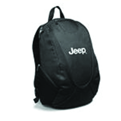 Black 600D PVC polyester & mesh laptop backpack; padded backing for extra comfort; top zippered compartment; padded; adjustable shoulder straps; dual side zipperded mesh pockets Black 600D PVC polyester & mesh laptop backpack; padded backing for extra comfort; top zippered compartment; padded; adjustable shoulder straps; dual side zipperded mesh pockets