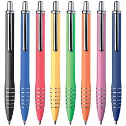 Design metal ball pen with silver ring detail Design metal ball pen with silver ring detail