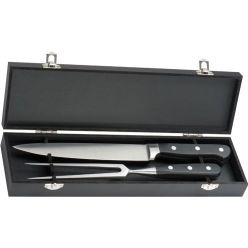 Carving set in a black wooden gift box Carving set in a black wooden gift box