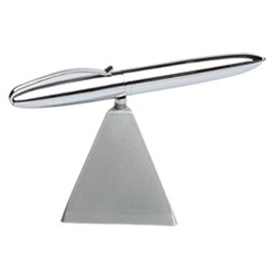 Metal Pen with TC tip; German documental black ink; stainless steel barrel; magnetic swivel desktop stand made of ABS & AS plastic with metallic finish Metal Pen with TC tip; German documental black ink; stainless steel barrel; magnetic swivel desktop stand made of ABS & AS plastic with metallic finish