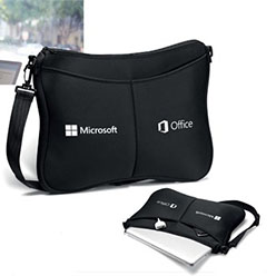 Imitation neoprene; laptop sleeve; adjustable; removable shoulder strap Imitation neoprene; laptop sleeve; adjustable; removable shoulder strap