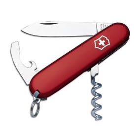 Large blade combination tool; cap lifter; can opener; screwdriver; wire stripper; corkscrew; key ring attachment (stainless); tweezers; toothpick Large blade combination tool; cap lifter; can opener; screwdriver; wire stripper; corkscrew; key ring attachment (stainless); tweezers; toothpick