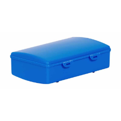 Contour Plastic 1 litre double hinged lunch box