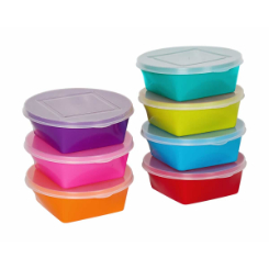 Contour Plastic 1 Litre lunchbox with lid