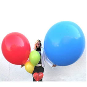 Want to make birthday parties more interesting? Here is a unique idea. Get this one meter balloon for decoration on various occasions, may it be a birthday party or some special dinner. Available in a variety of colors and size options. With a diameter this large, this balloon is going to make your parties stand out from other. Plus the balloon is also resistant to rupture while inflating.