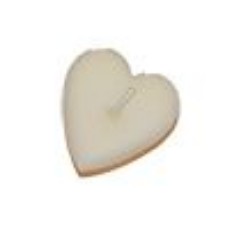 10 Heart Shaped S/Candles