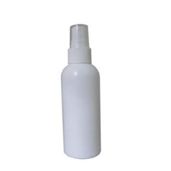 100ml Sanitizer Liquid Spray Instant Dry White HDPE Bottle with mist spray cap closure