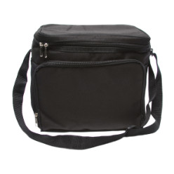 Holds 12 Cans - Additional Front Pouch & Mesh Side Pockets - Material: 1200D