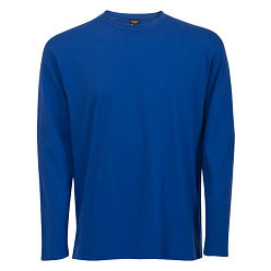A lighter weight option in the long sleeve t-shirt range, unisex made of 100% carded cotton fabric (priced from S)