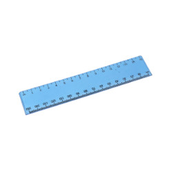 Transparent ruler in various colours
