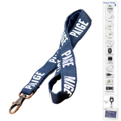 15mm Denim Lanyard 15mm Denim Lanyard
