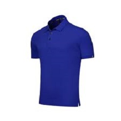 65% poly cotton, 35% Polyester Adult Golf Shirt with a softer look and feel