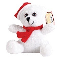 20cm Snowy Teddy