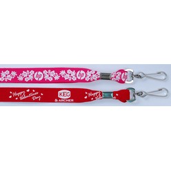 A 20mm Dye-sublimated lanyards that is available in various colours that can be customised with Screen printing with your logo and other methods.