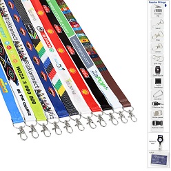 20mm Dye sublimation polyester lanyard
